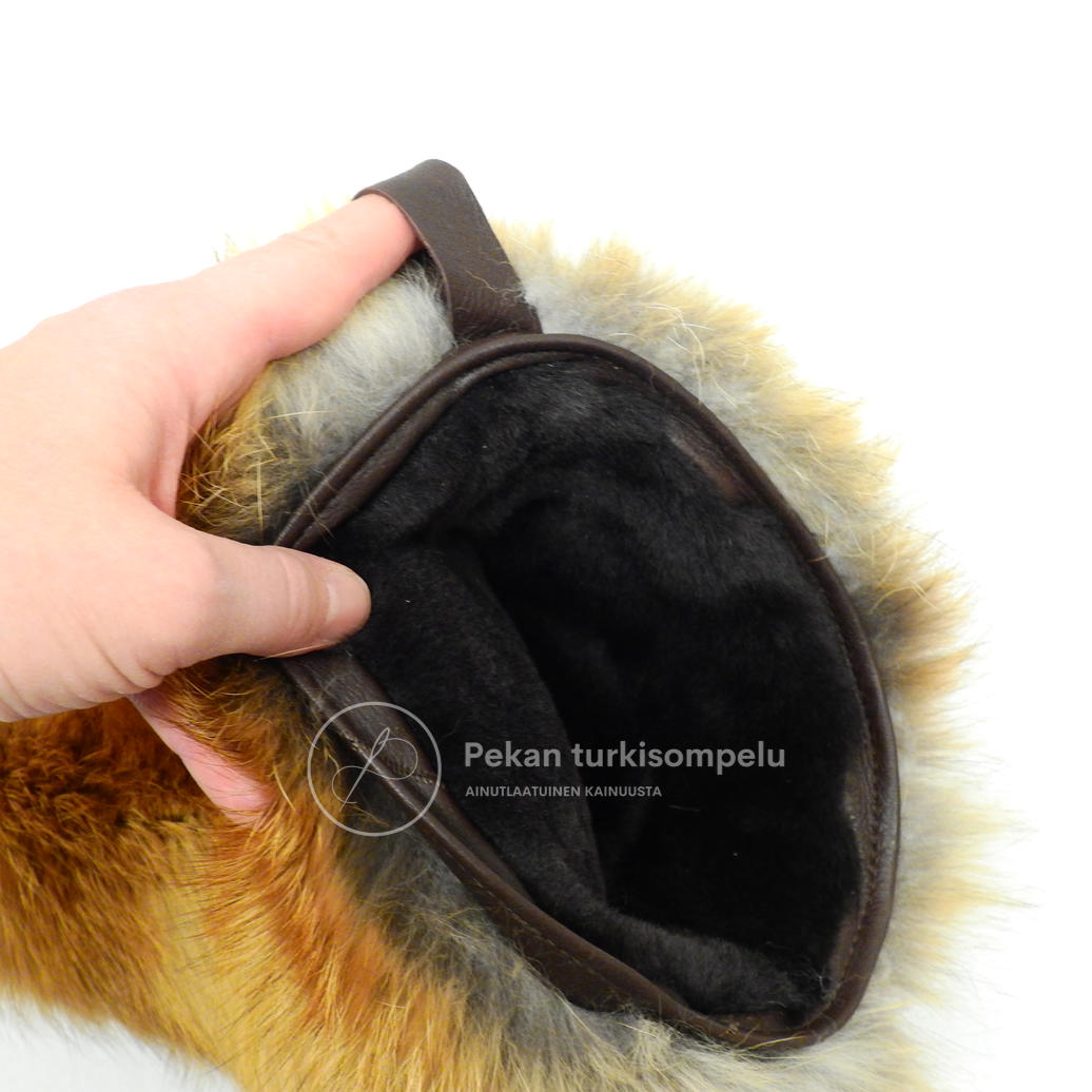 laadukas lammasvuori ja viimeistelty nahkareunus